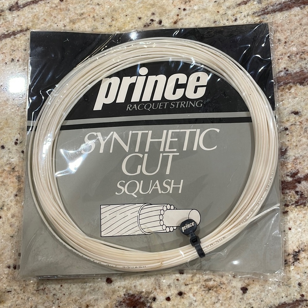 Five packs of racquet string